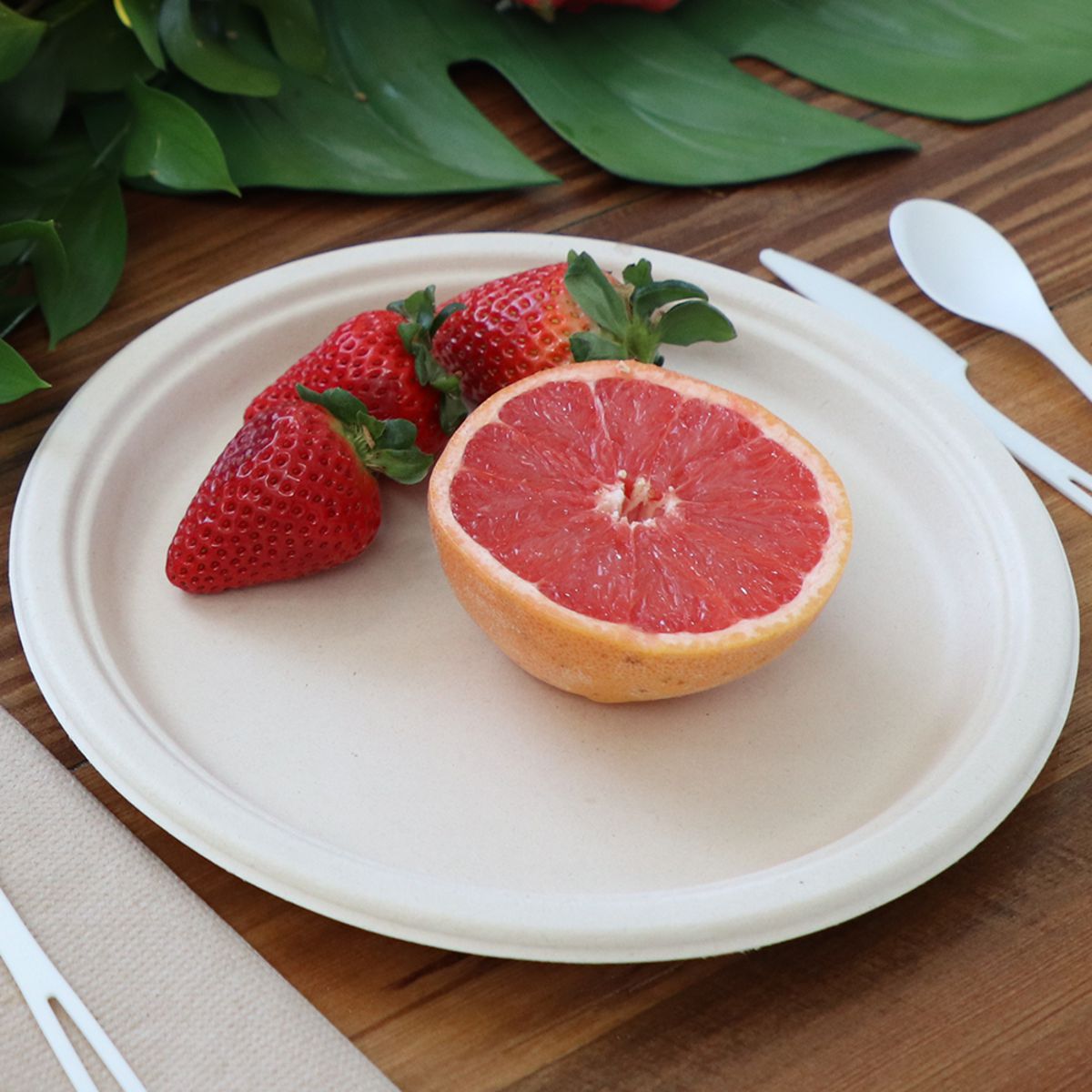10" Fiber Plate | 800/case - World Centric
