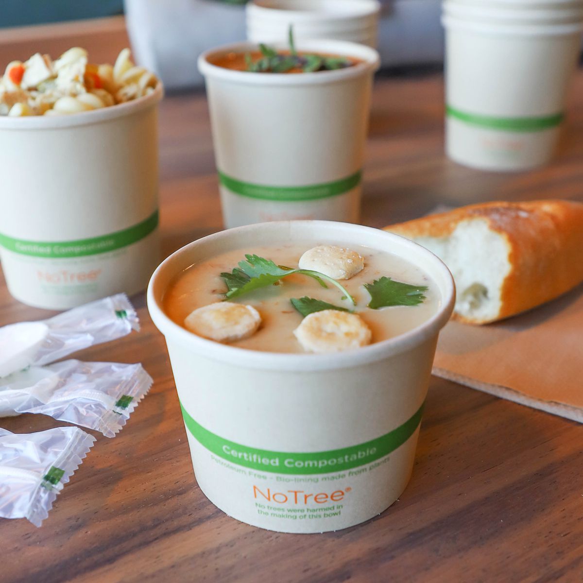 12 oz NoTree Tall Paper Bowl | 500/case - World Centric
