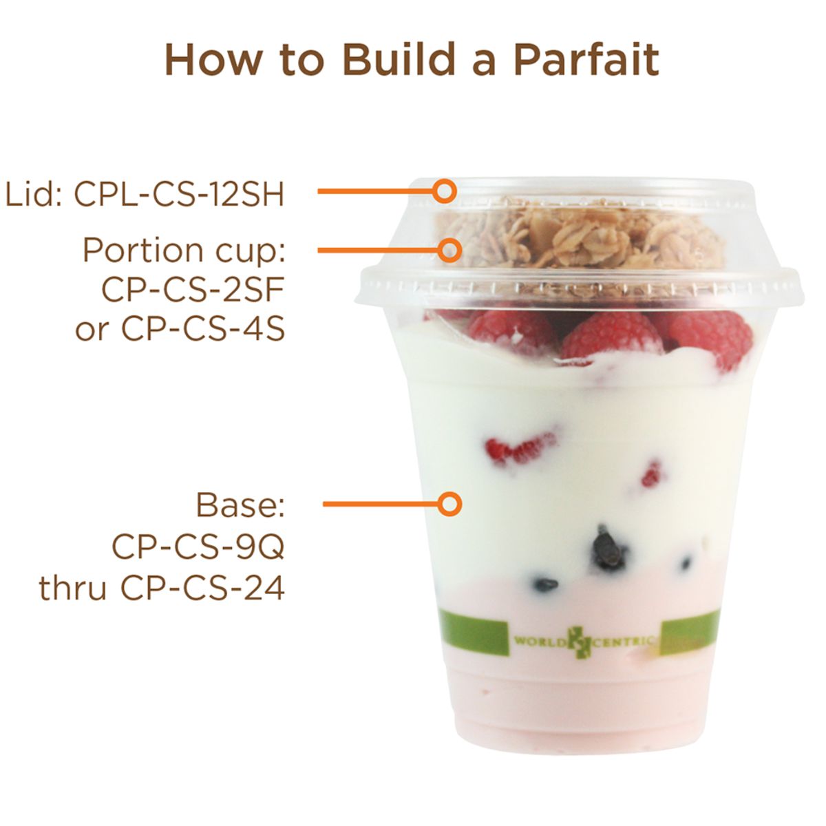 2 oz Portion Cup, Flat | Clear PLA | 2000/case - World Centric