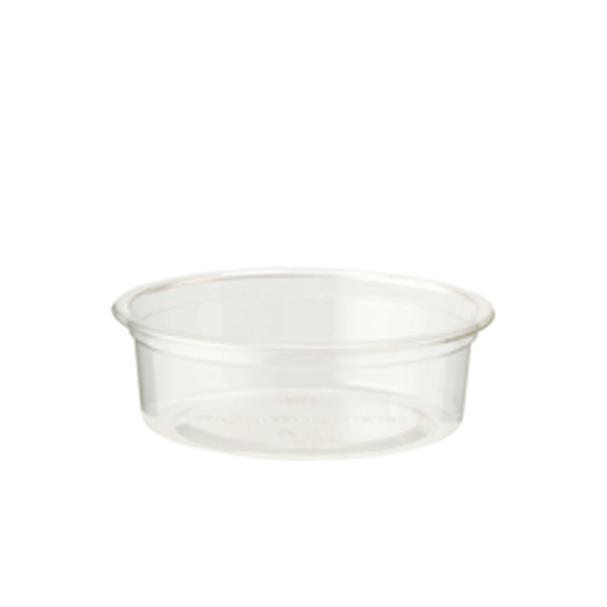 World Centric PLA Clear Cold Cups, Flat Style, 2 oz, Clear, 2,000/Carton