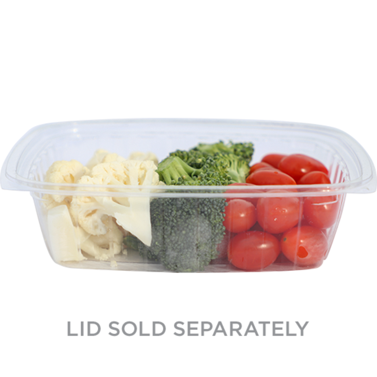 24 OZ RECTANGULAR DELI CONTAINER | CLEAR PLA | 600/CASE - World Centric