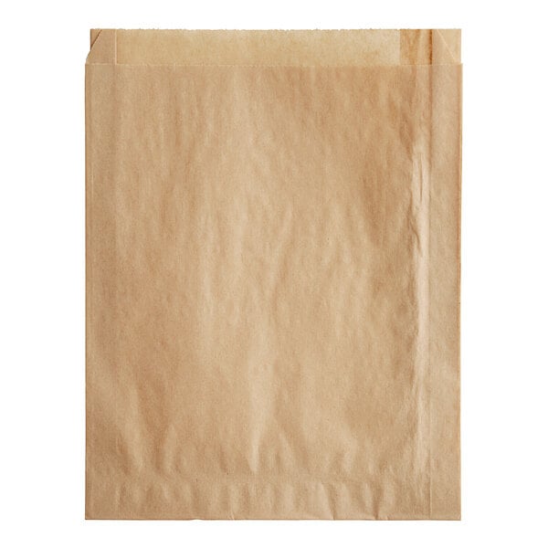 Bagcraft Grease Resistant Sandwich and Pastry Bag, 6-1/2" x 1" x 8", Kraft, 2000 ct