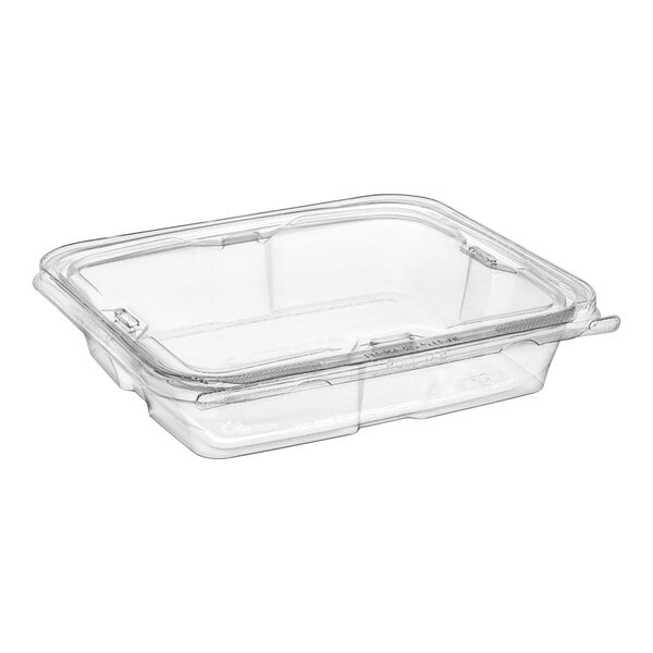 TS35 - Tear Strip Clamshell Rectangle, PETE, 35oz, Clear - 150/case