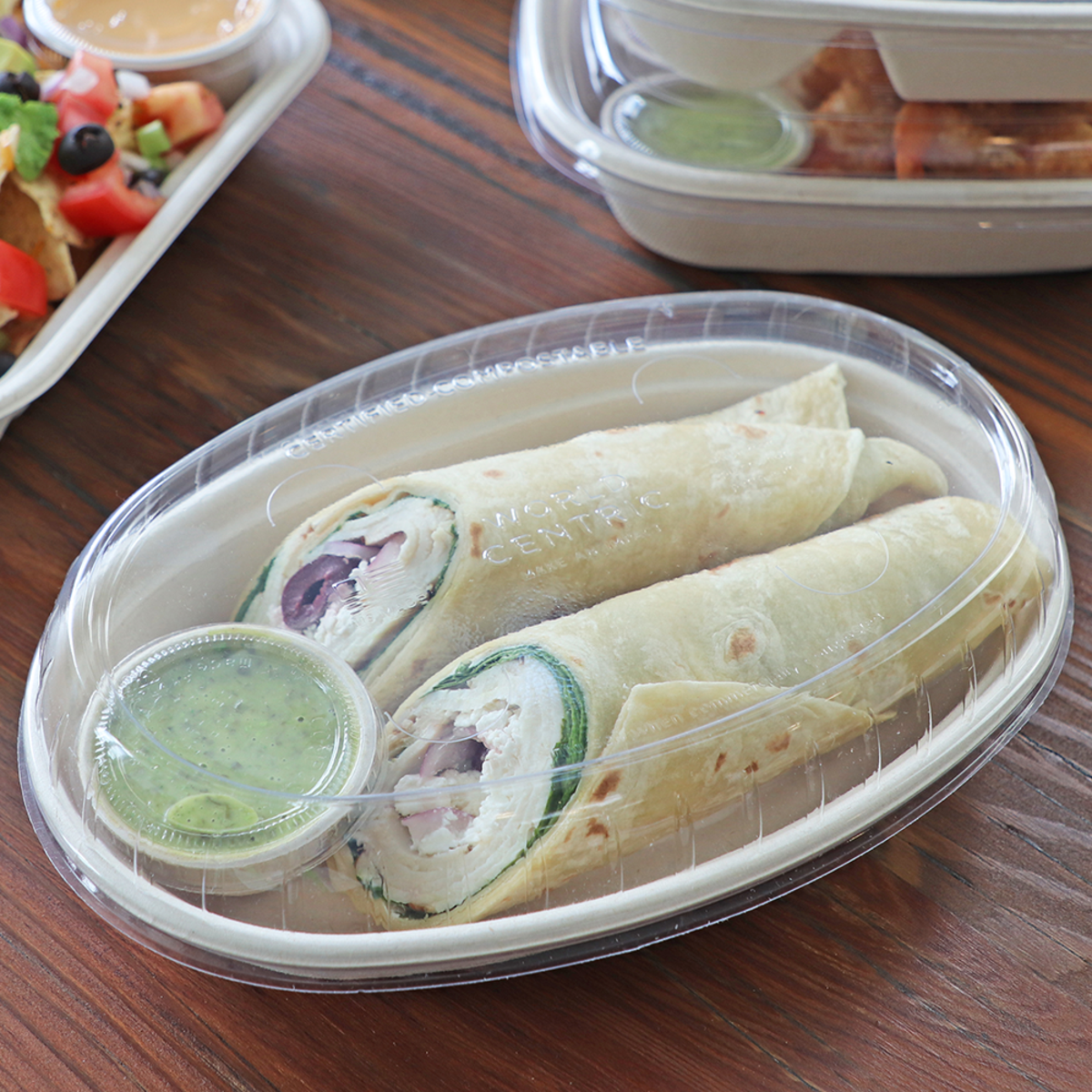 32 oz Compostable Fiber Burrito Bowl | 300/Case - World Centric