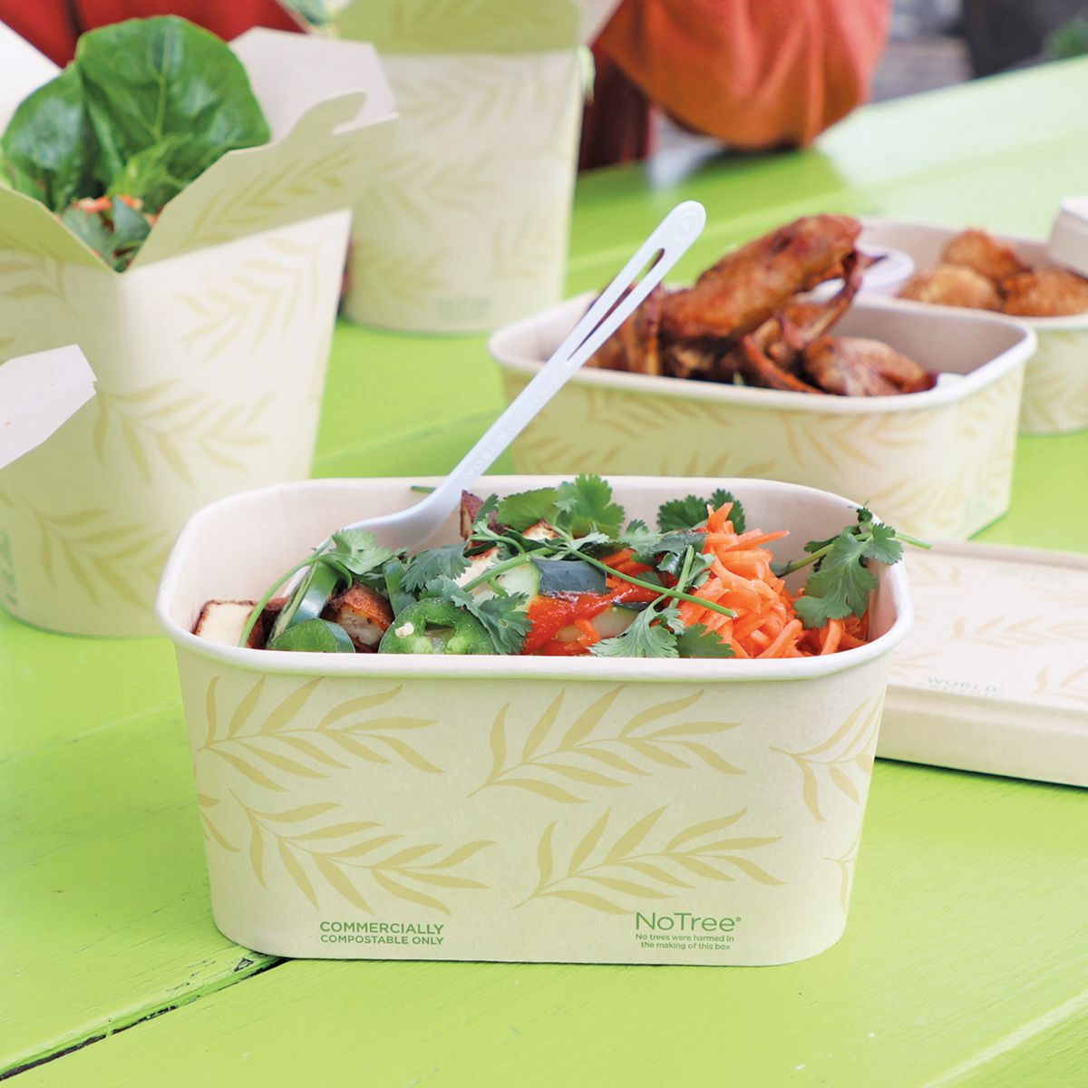 32 oz NoTree Rectangular Container | 300/case - World Centric