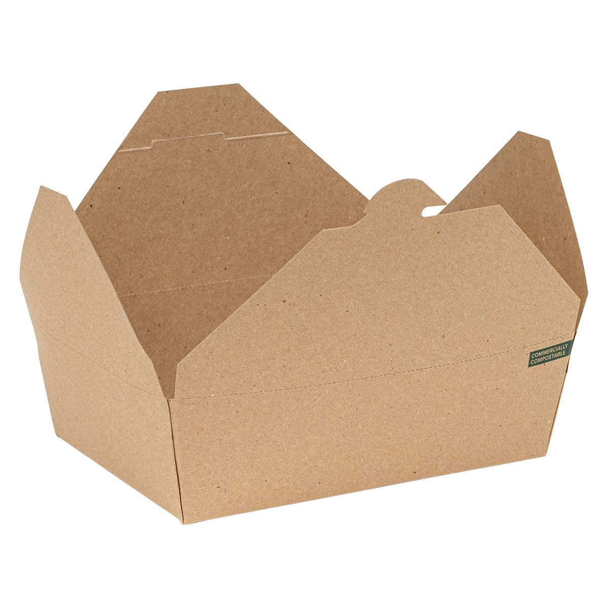 56 oz INNOBOX EDGE™ #3 | Compostable Kraft | PLA-Lined | 130/case - Stalk Market