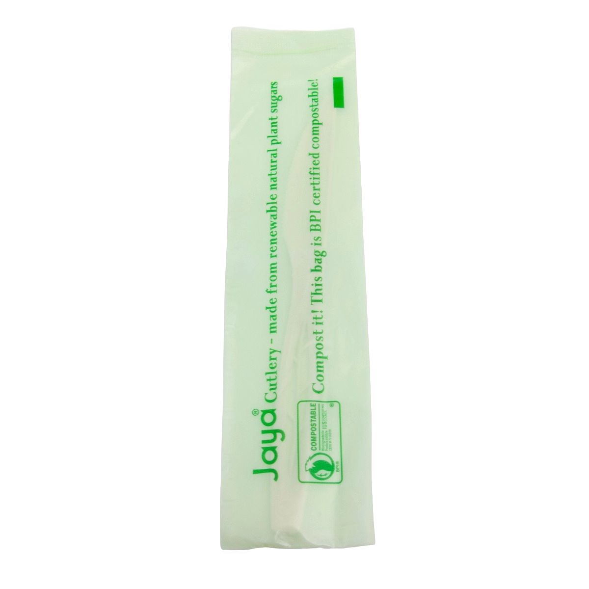 6.5" Individually Wrapped Knife | Heavy Weight | White | 750/case - Stalk Market