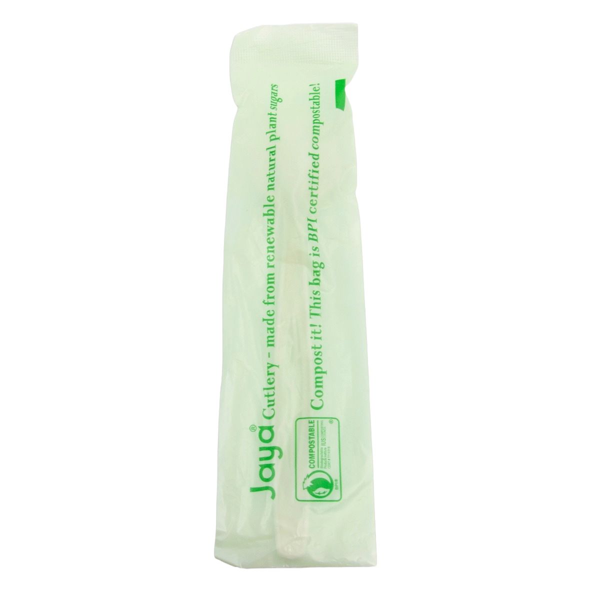 6.5" Individually Wrapped Spoon | Heavy Weight | White | 750/case - Stalk Market