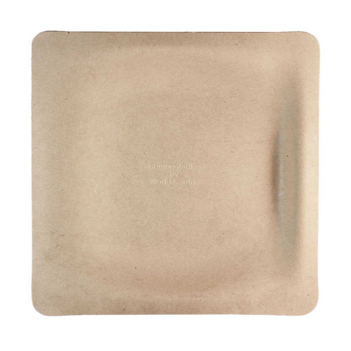 9" Fiber Square Plate | 500/case - World Centric