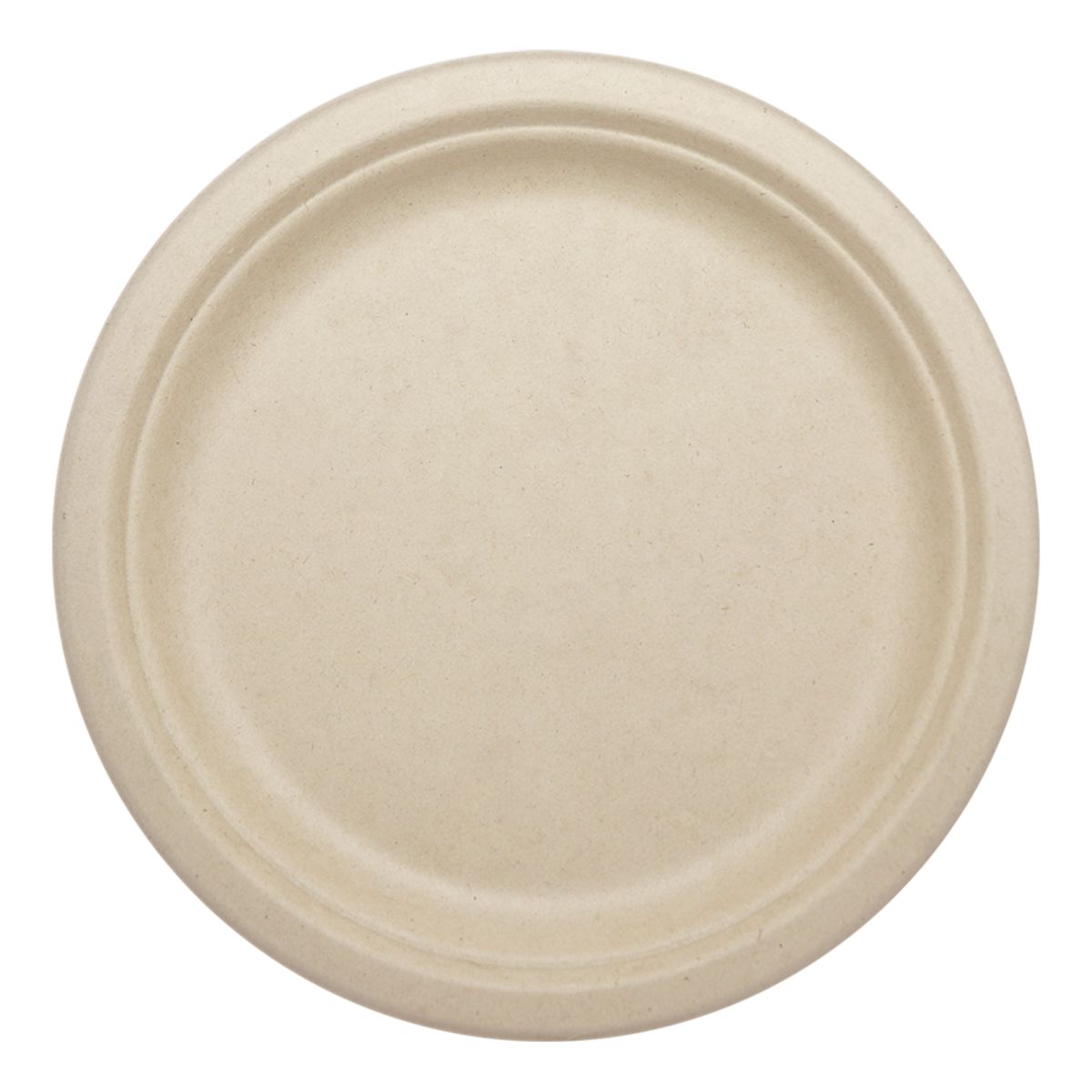 9" Round Plate | Unbleached Plant Fiber | 1000/case - World Centric