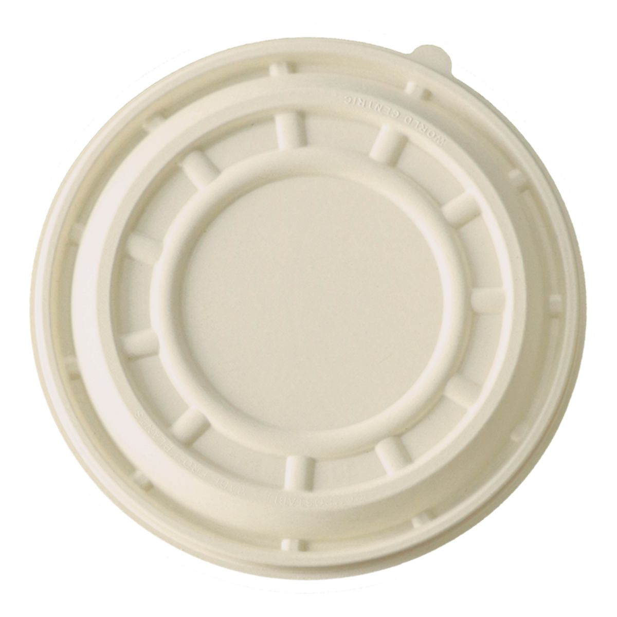 LID Fiber 10" PizzaRound - Base sold separately - 200/case - World Centric