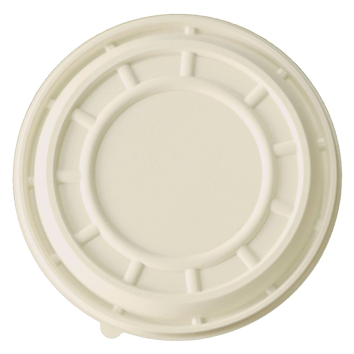 LID Fiber - 12" PizzaRound - Base sold separately - 200/case - World Centric