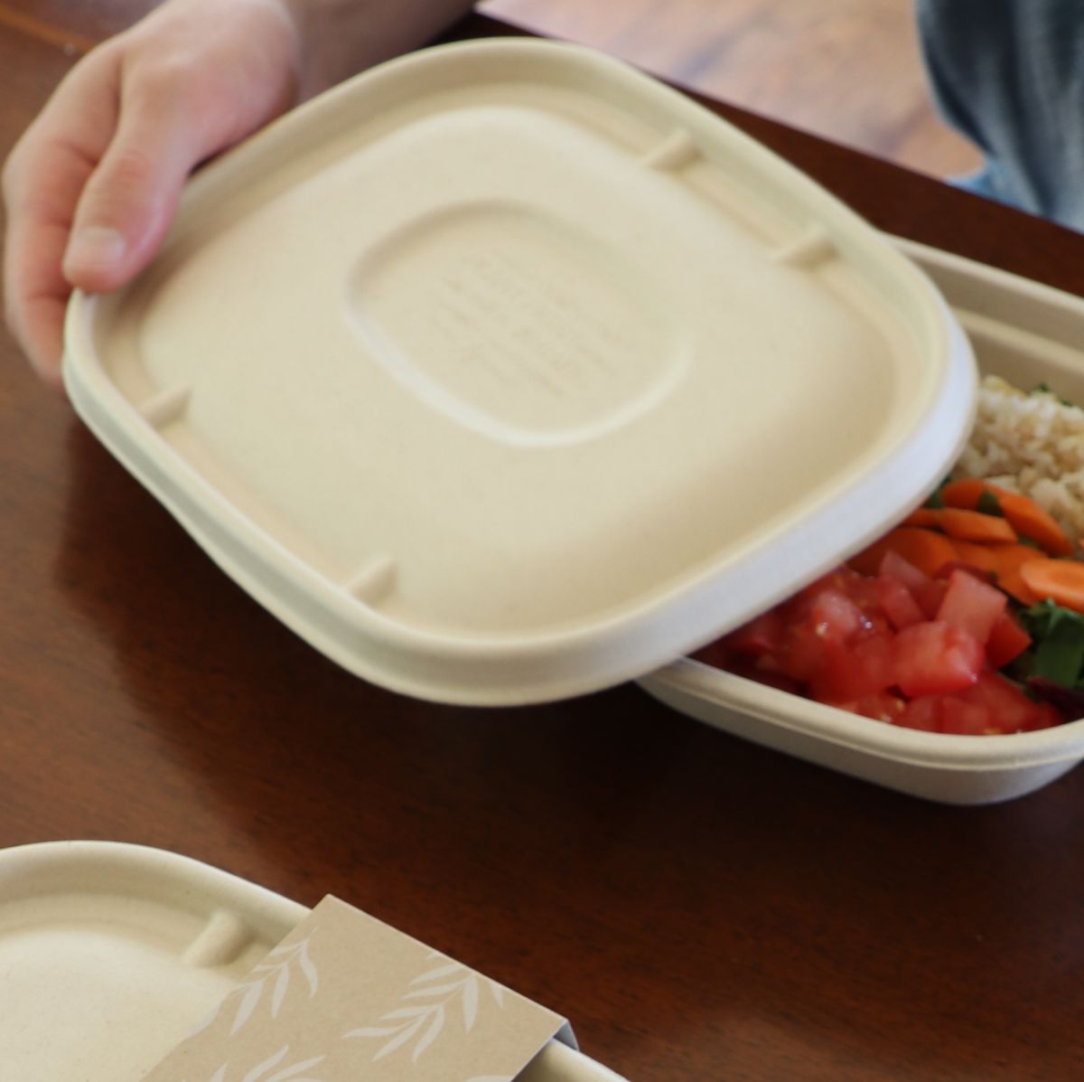 LID Fiber - 20-48 oz Fiber Boxes | 400/case - World Centric