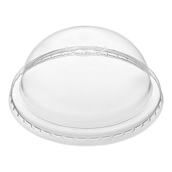 PLA dome lids for 12 oz ice cream cups