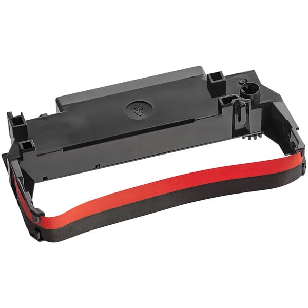 POS Printer Ribbons for ERC-30 Black-Red - 6/case - AmerCareRoyal