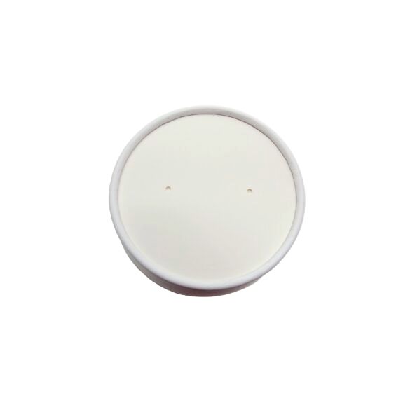 Paper Lid for 8 oz Paper Food Container | 500/case - Planet+