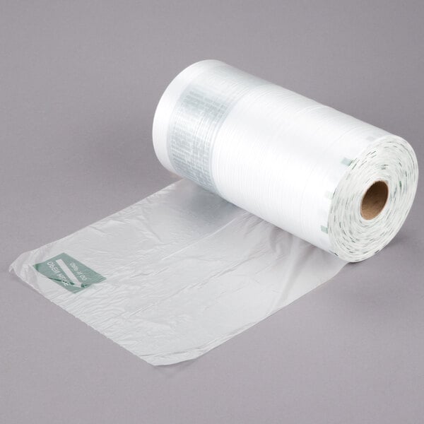 Inteplast Group PHNONP15NS 10" x 15" Plastic Side Print Produce Bag on a Roll - 4/Case