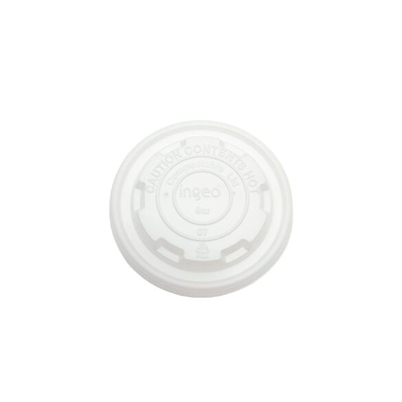 115 mm PLA Dome Lid for soup cups 500/case - Wellcare