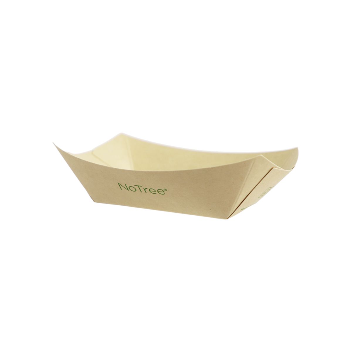 1/2 LB NoTree Boat Tray - Case of 1000 - World Centric