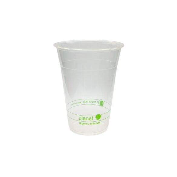 16 oz Cold Cup | Compostable PLA Plastic | 1000/case - Planet+