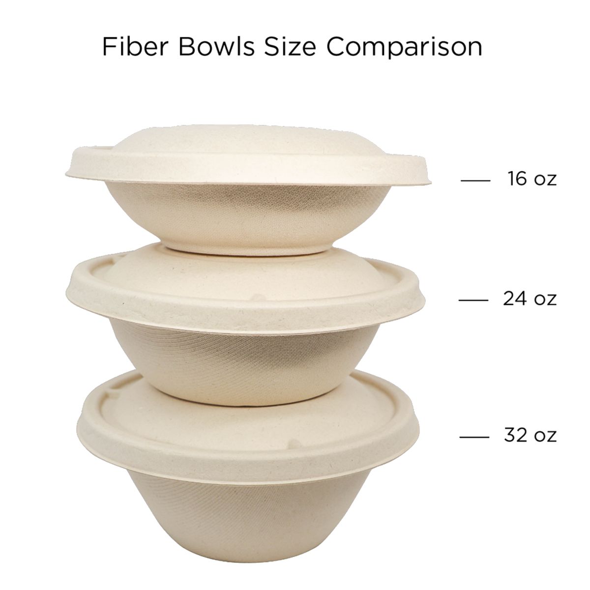 16 oz Fiber Bowl | 500/case - World Centric