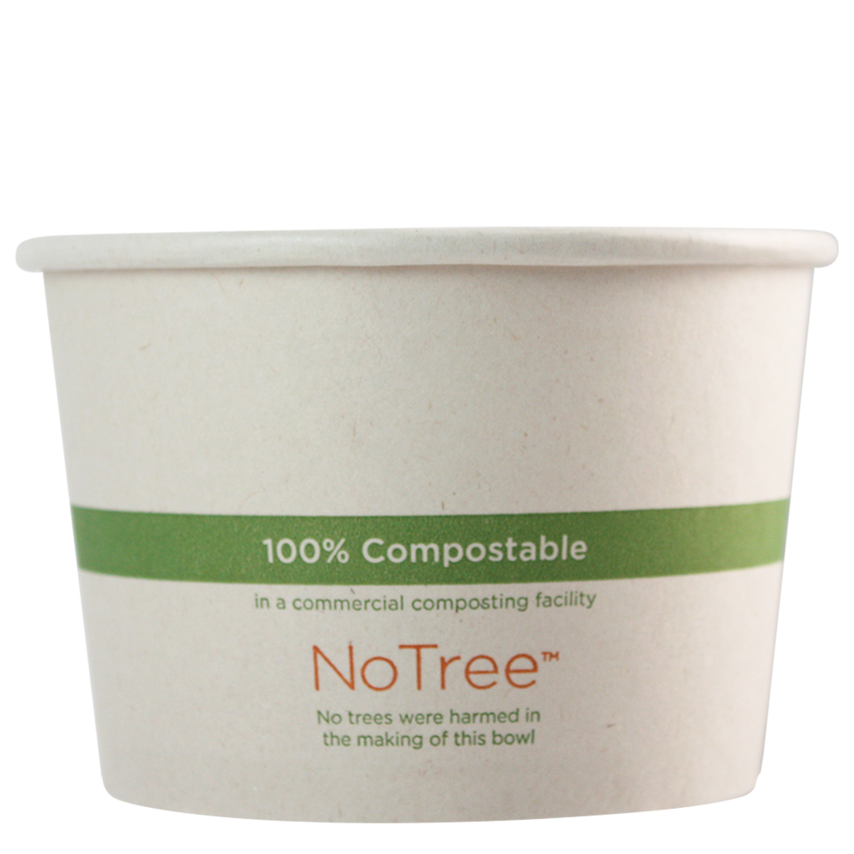 16 oz Hot & Cold Paper Food Container | PLA Lined | NoTree | 500/case - World Centric