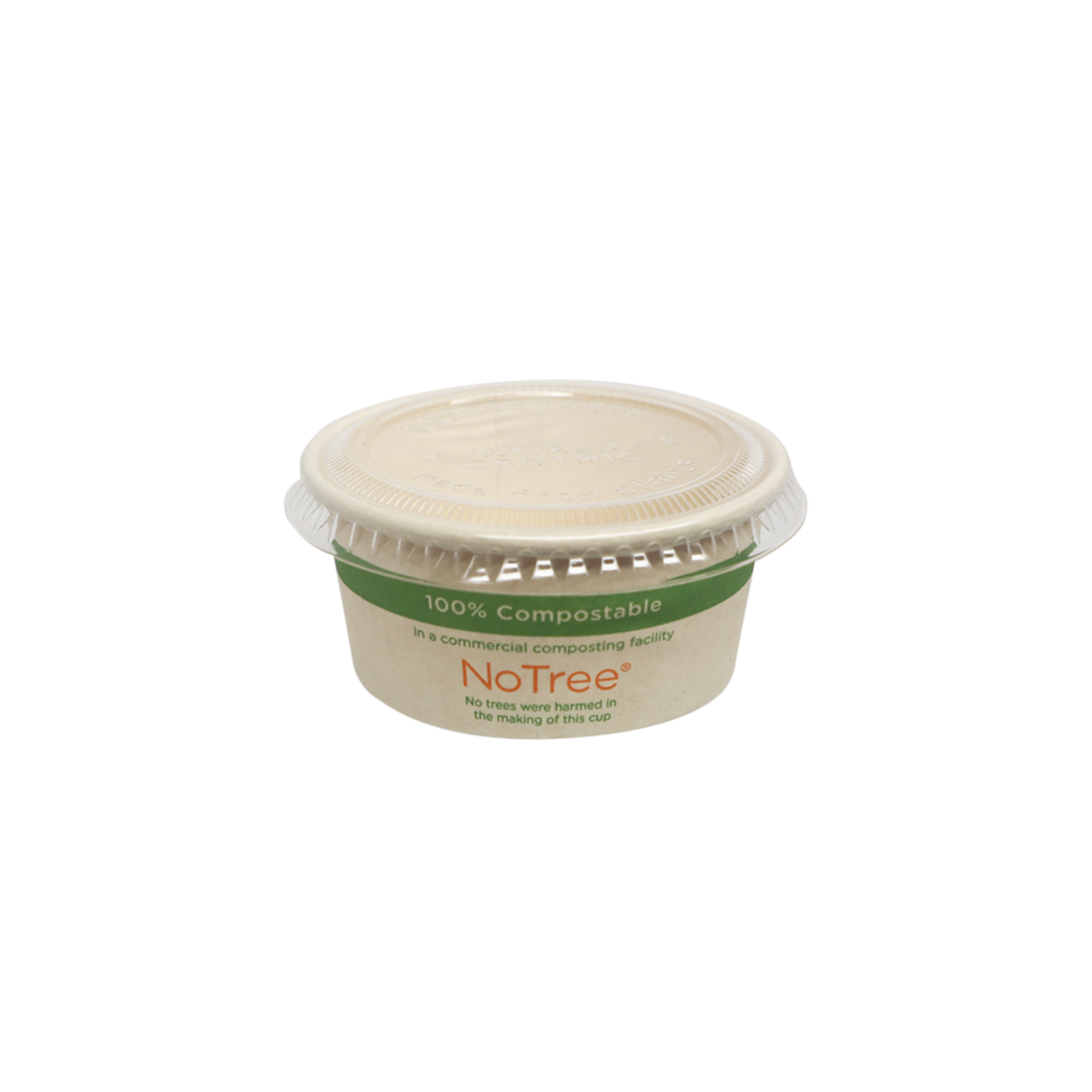 2 oz Paper Portion Cup | NoTree | 2000/case - World Centric