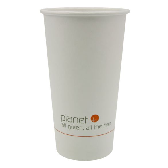 20 oz Compostable Hot Cup | PLA Lined SFI® Paper - Planet+ 500/case
