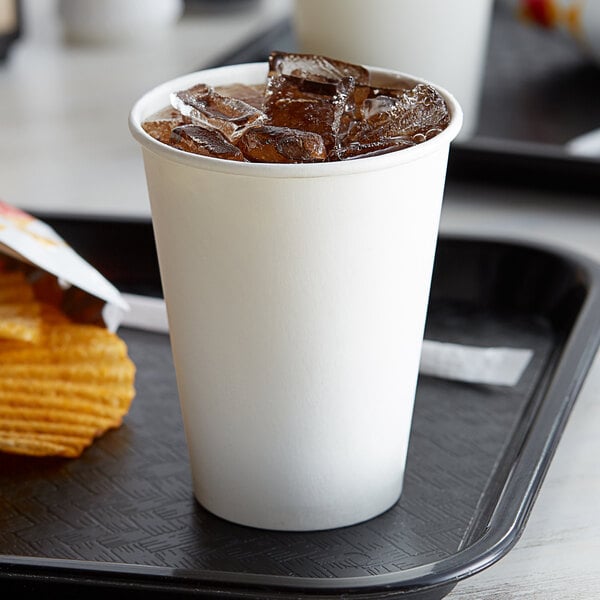 12 oz Paper cups for cold drinks - 2000/case - Empress
