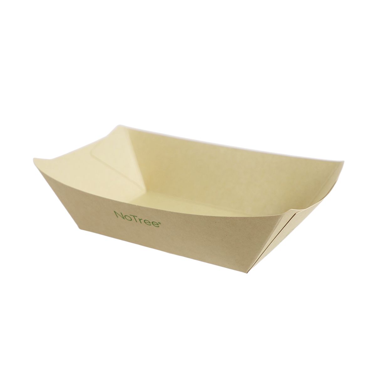 3 LB NoTree Boat Tray - Case of 500 - World Centric