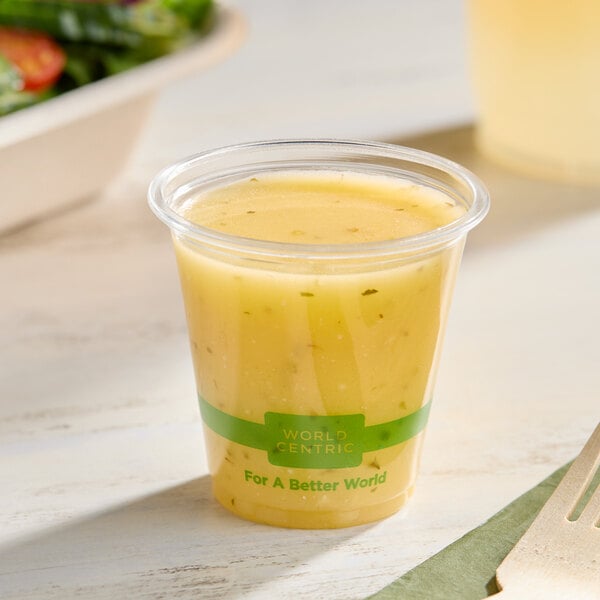 3 oz Portion Cup  | Clear PLA | 2500/case - World Centric