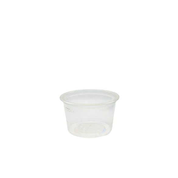 4 oz Jaya Compostable Clear PLA Portion Cup - 1000 ct