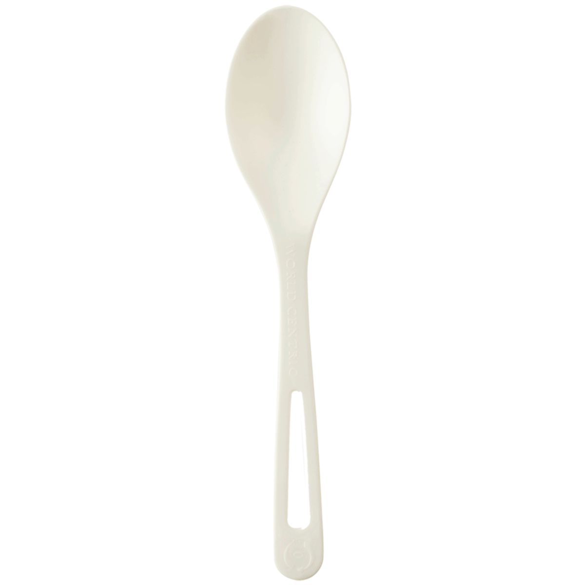 6.3" Compostable Spoon | Bulk Pack | White | 1000/case - World Centric