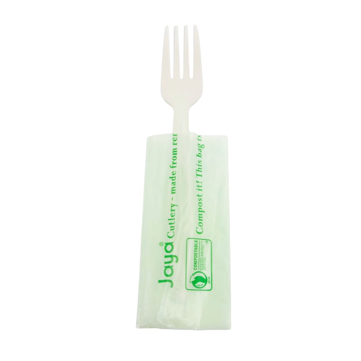 6.5" Individually Wrapped Fork | Heavy Weight | White | 750/case - Stalk Market