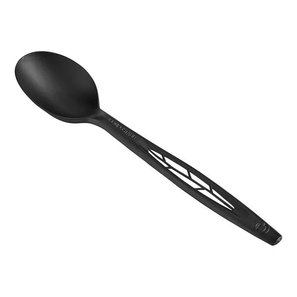 6.5" Spoon | Heavy Weight | Black | 1000/case - Stalk Market