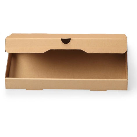 7" x 14" Kraft FLATBREAD BOX | 50/case - Arvco