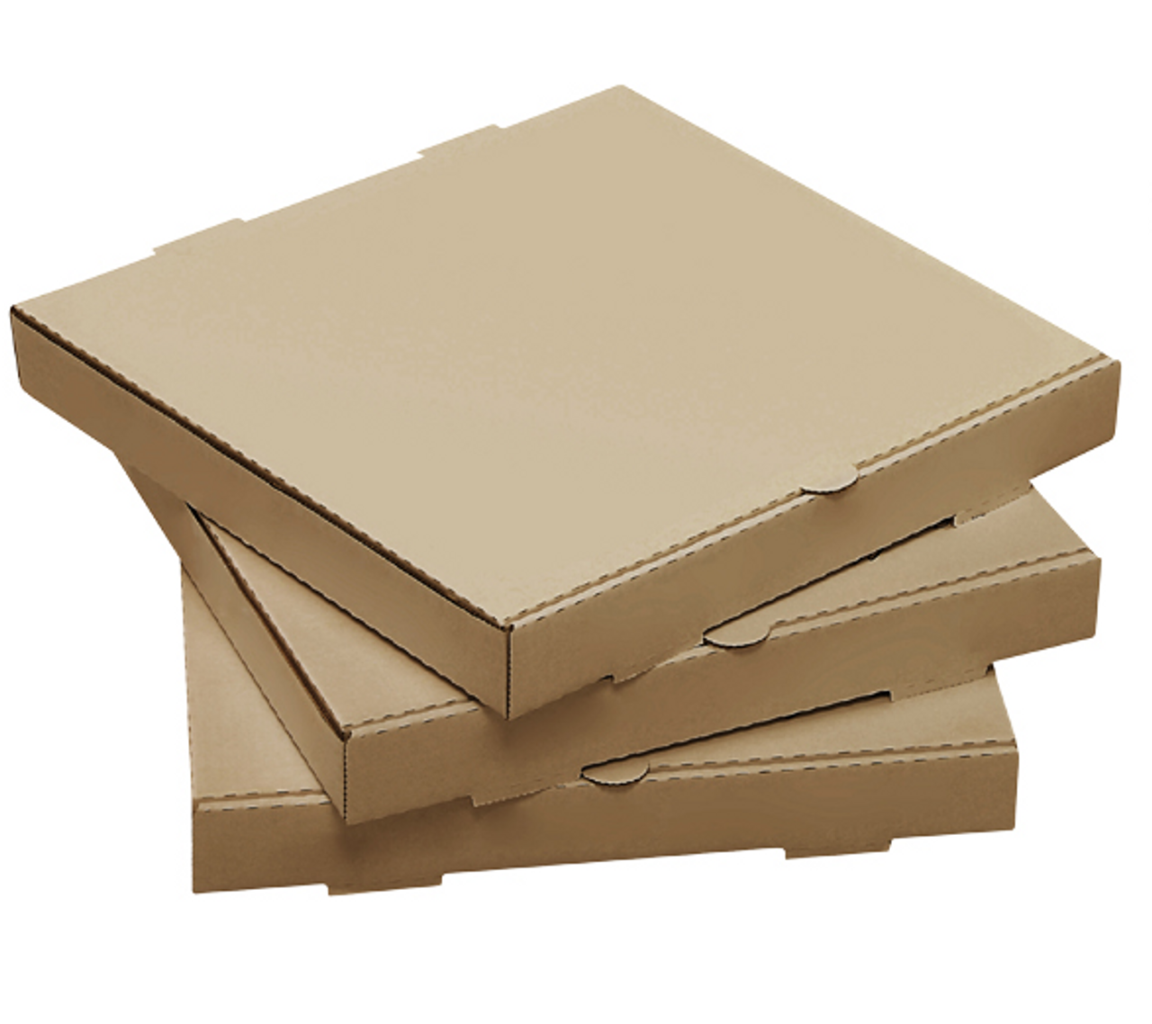 8" x 8" Kraft PIZZA BOX Plain | 50/case - Arvco