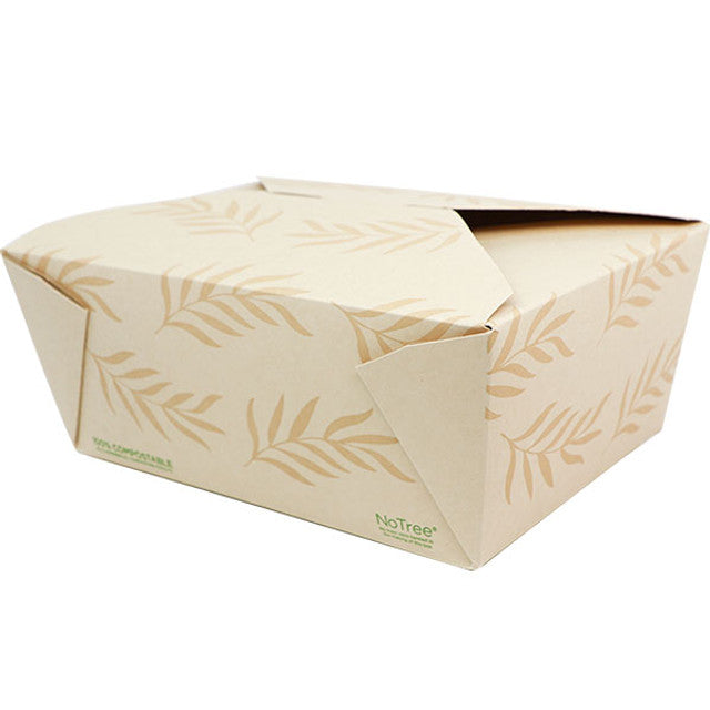 95 oz NoTree paper containers #4 | Compostable | PLA-Lined | 160/case - World Centric