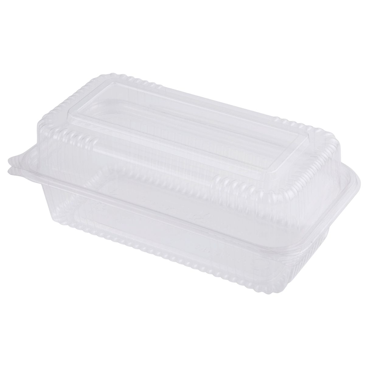9x5x3" Hinged Clamshell | Clear PLA | 200/case - World Centric