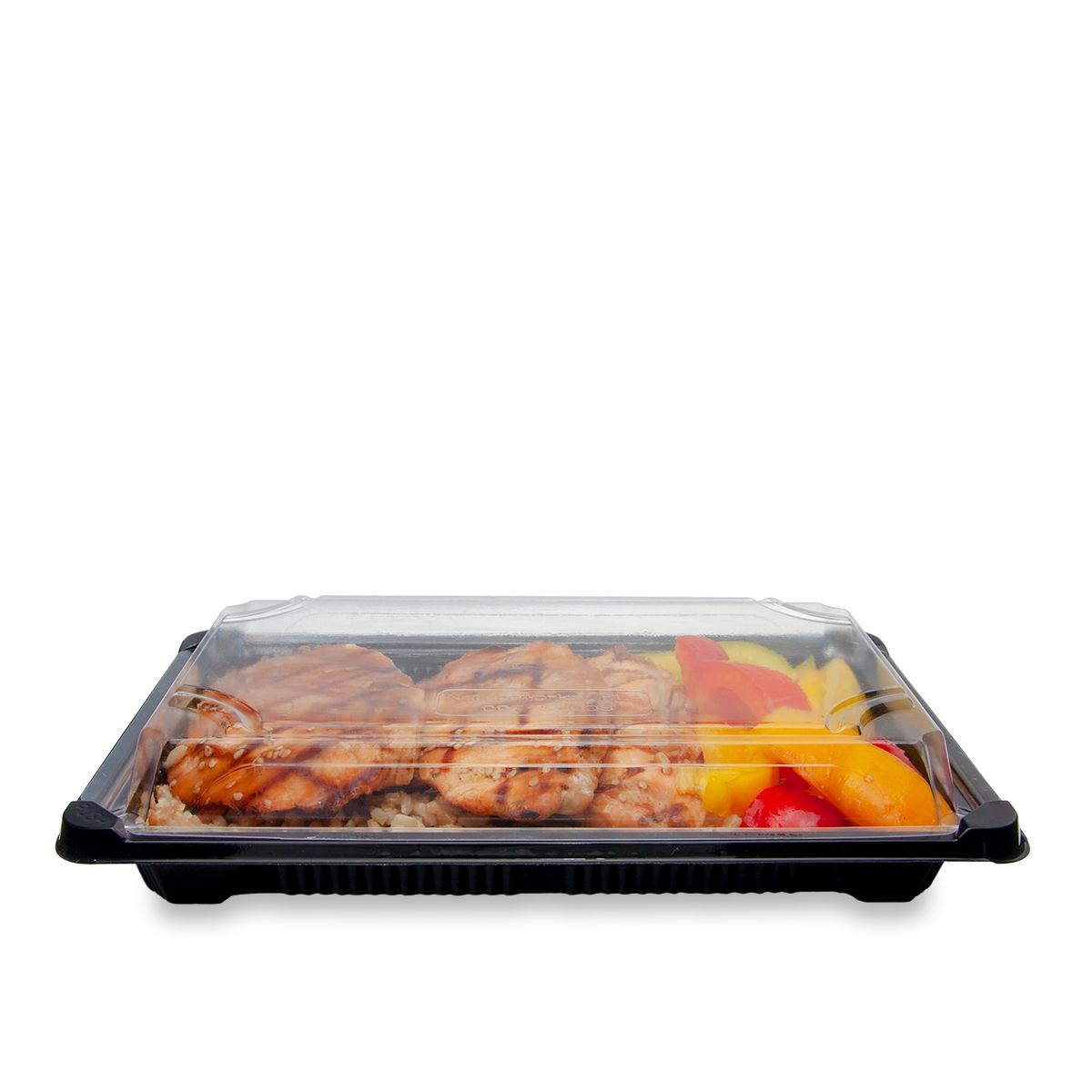 9"x6" Eco-Friendly Sushi Tray with Lid | PLA | 300/case - Stalk Market