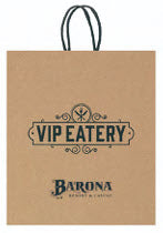 VIP EATERY KRAFT BAG SMALL 8X5X10.25 - 250/case