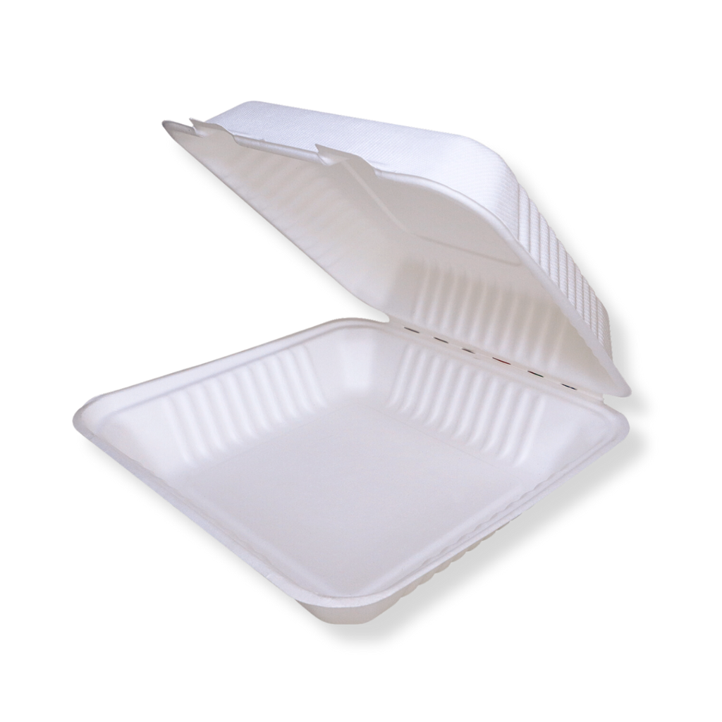 Clamshell 9x9 Bagasse 200p | CS99 | DEP