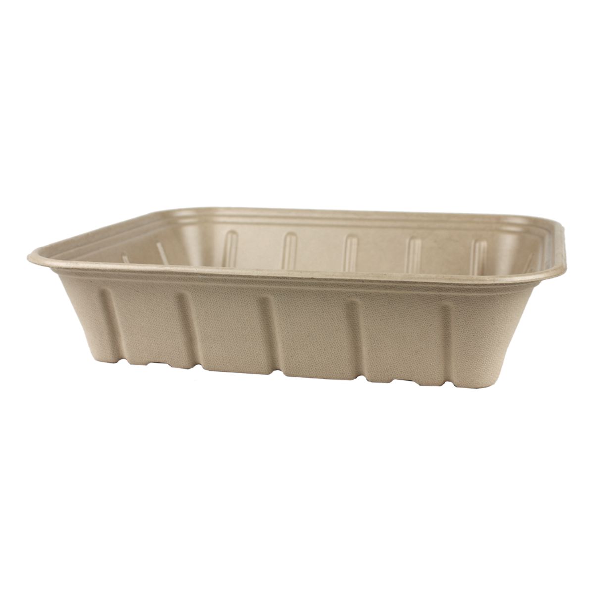 Fiber Catering Tray | PLA Lined | Half Size (120 oz) | 200/case - World Centric