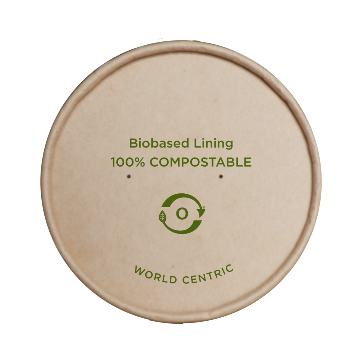 LID Paper - 12-16 oz NoTree Paper Bowls | 500/case - World Centric