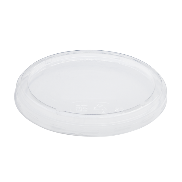 Lid for 8-32 oz deli container | Clear PLA | 500/case - Karat Earth