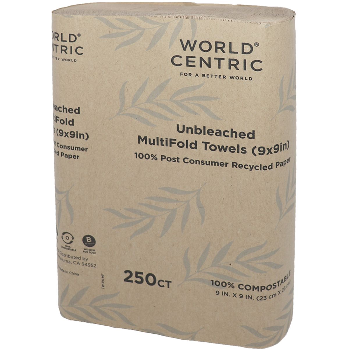 MultiFold Towels, 3x9” (1-ply) | 4000/case - World Centric