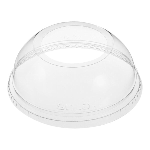 PET DOME LIDS 98MM BIG HOLE, 1000/CASE, Wellcare
