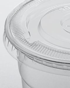 PET FLAT LIDS 32 OZ 500PCS/CASE 107 MM | F107 | Wellcare