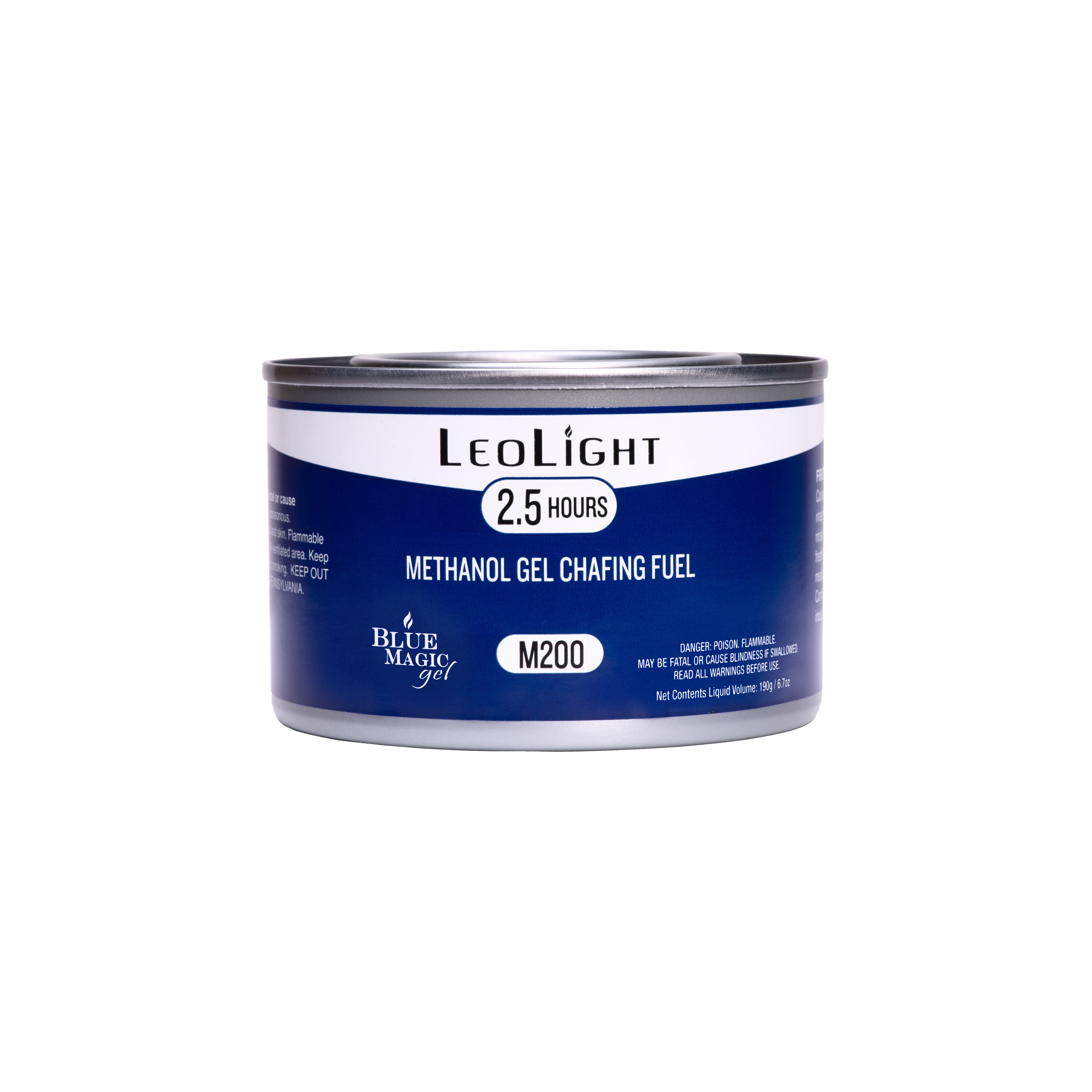 Pico Hospitality LeoLight 2.5 Hour Blue Magic Methanol Gel Chafing Fuel 72 / cs