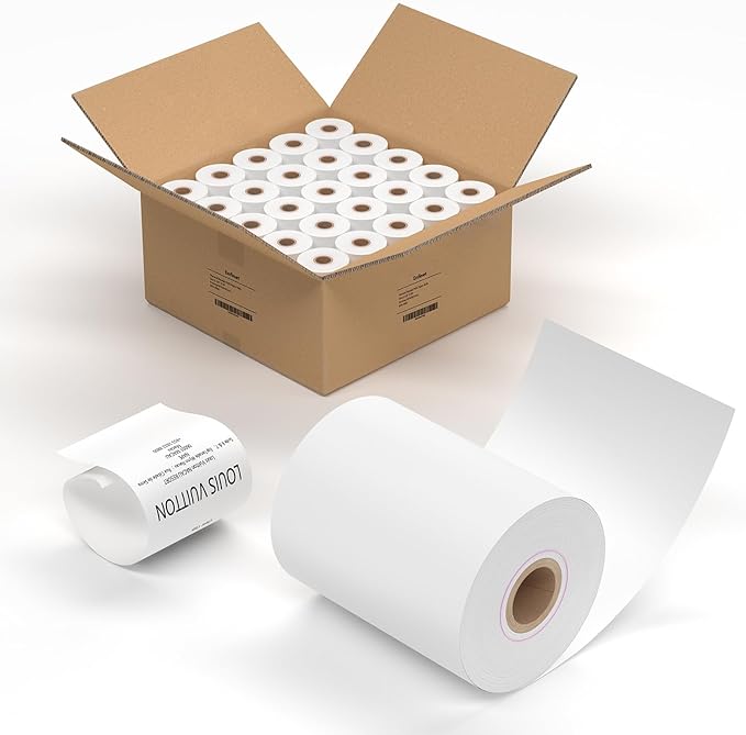 TP3165 | Bond Paper roll | BFA FREE | 3" x 165ft | 50 rolls/case - Wellcare